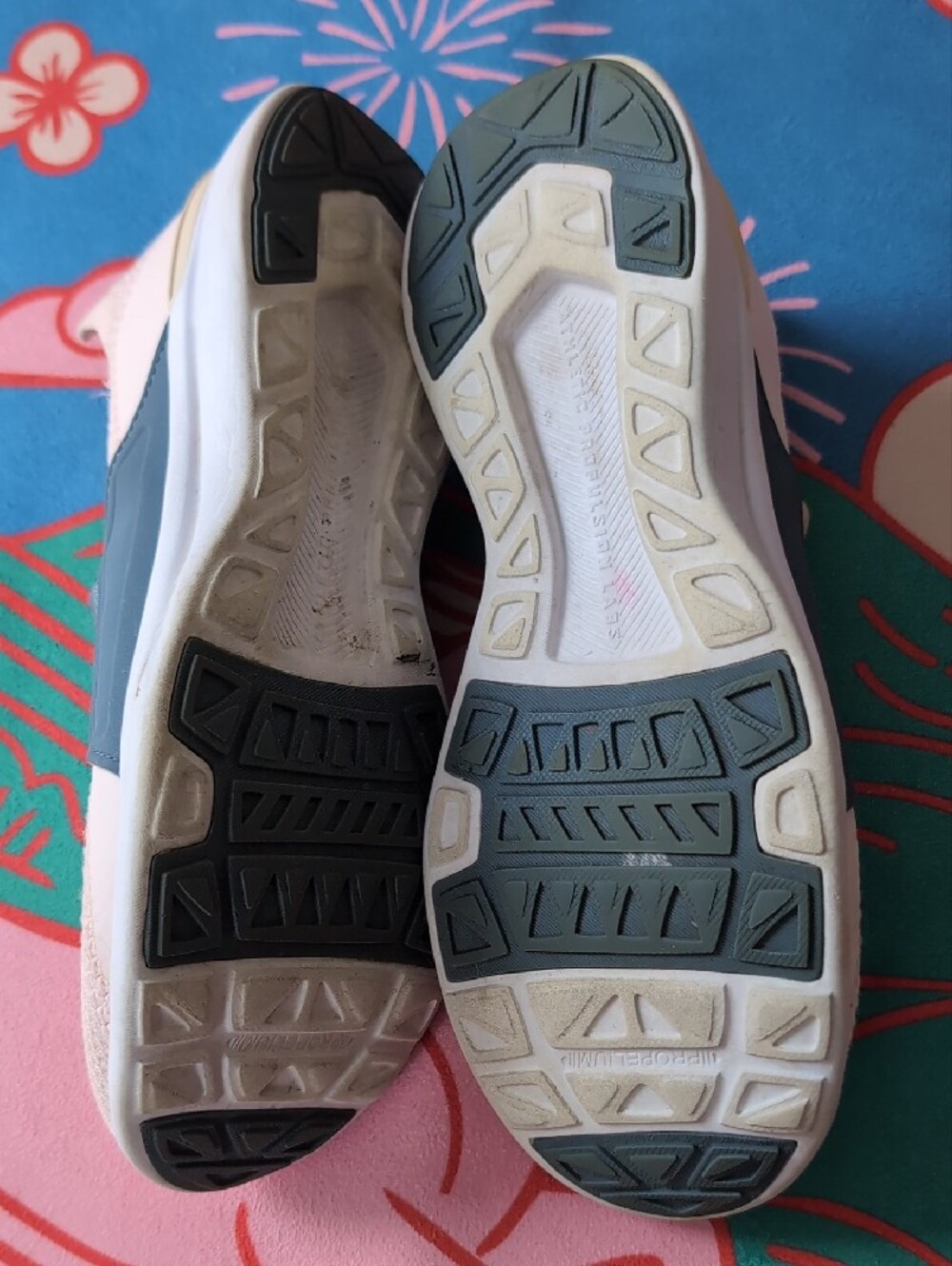 APL Knit Slip-On Sneakers in Blush Pink & Charcoal Strap - Picture 5 of 7